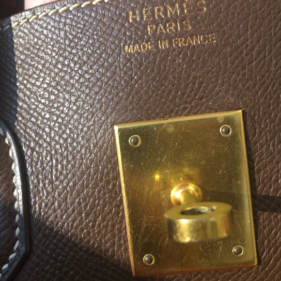 HERMÈS Birkin 35 in epsom leather with gold hardware (@ spa) - Picture 5 of 7